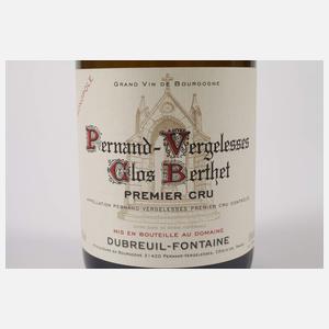 Fünf Flaschen Pernand-Vergelesses Clos Berthet Premier Cru 2019