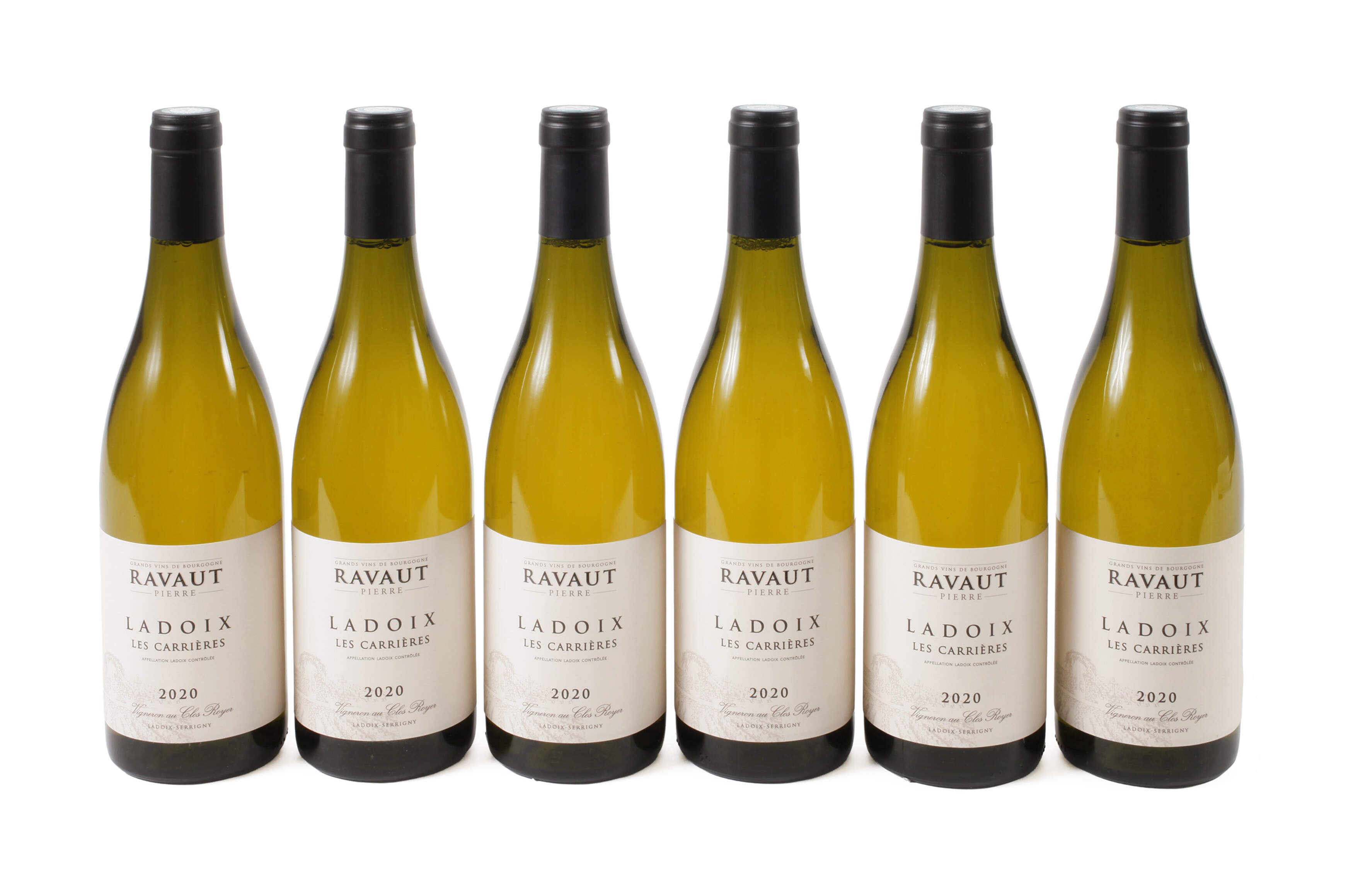 Sechs Flaschen Ladoix Les Carrières 2020