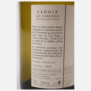 Sechs Flaschen Ladoix Les Carrières 2020
