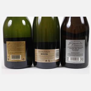 Drei Flaschen Jahrgangschampagner