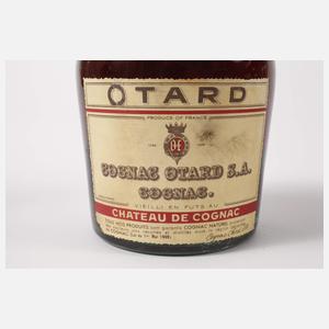 Vier Flaschen Otard