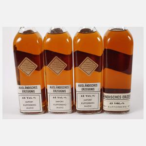 Sechs Flaschen Johnnie Walker