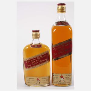 Sechs Flaschen Johnnie Walker