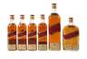 Sechs Flaschen Johnnie Walker