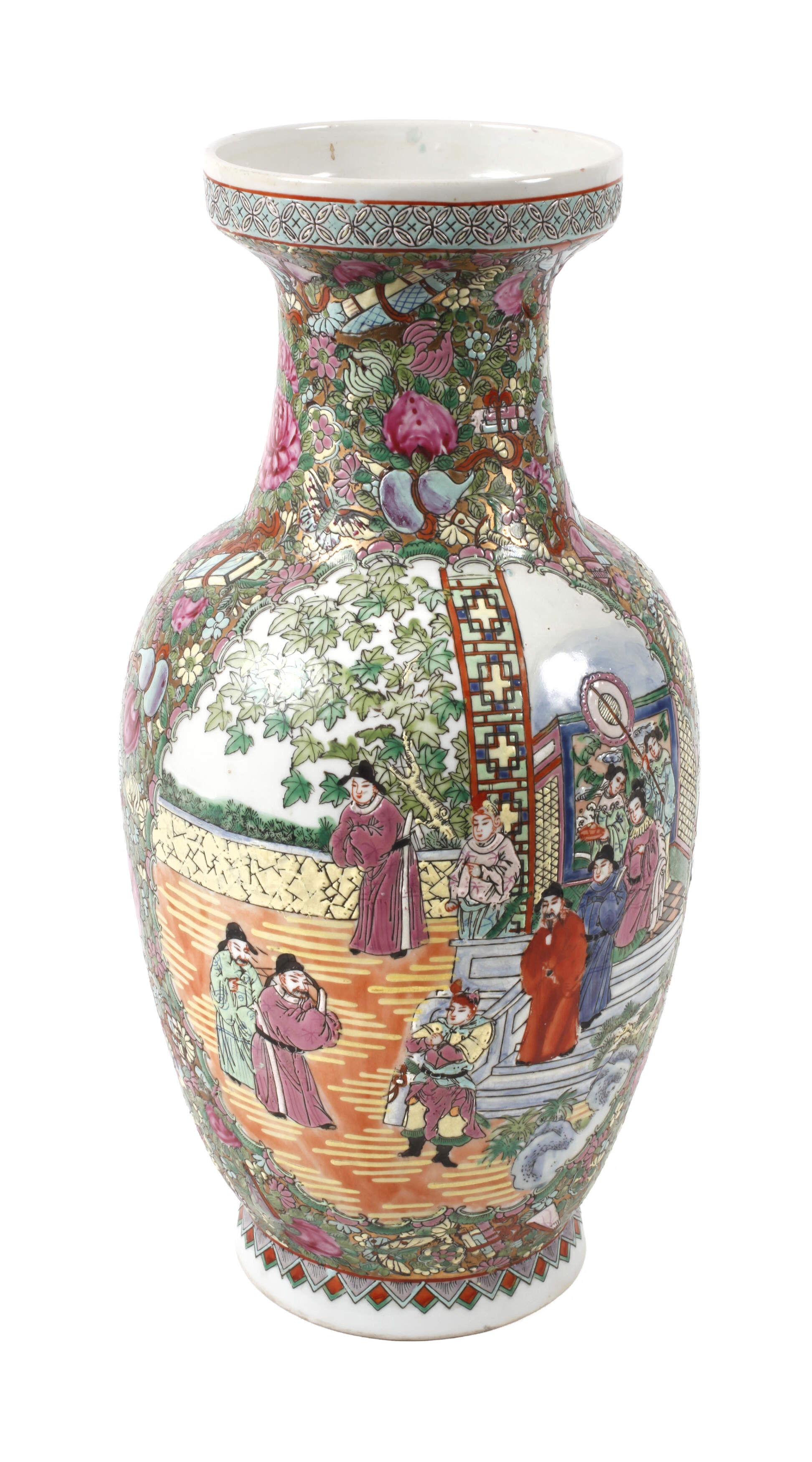 Bodenvase Famille rose