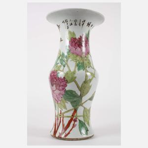 Vase Famille rose