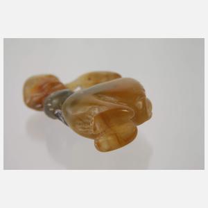 Figürliche Achatschnitzerei