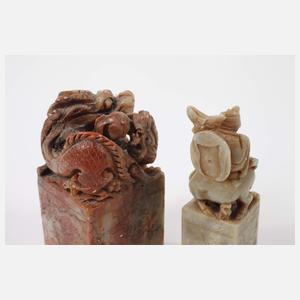 Konvolut figürliche Siegel