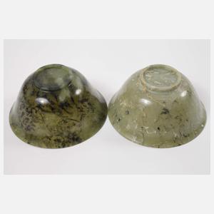Zwei Koppchen Jade