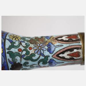 Paar Cloisonnévasen China