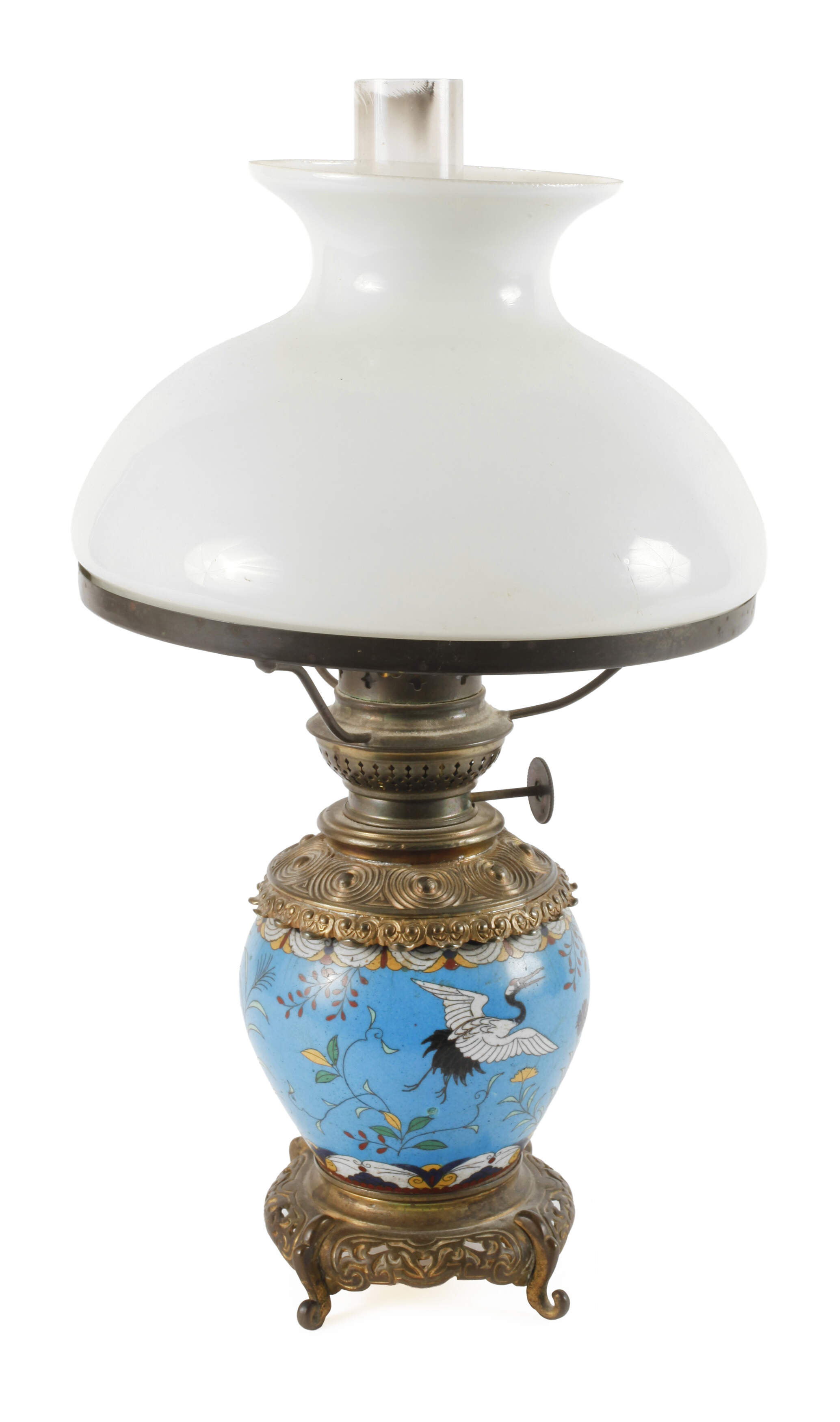 Petroleumlampe Cloisonné