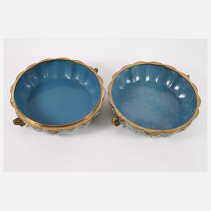 Übergroße Cloisonneschatulle