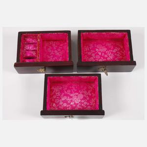 Miniaturschränkchen Emaille