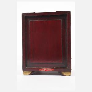 Miniaturschränkchen Emaille