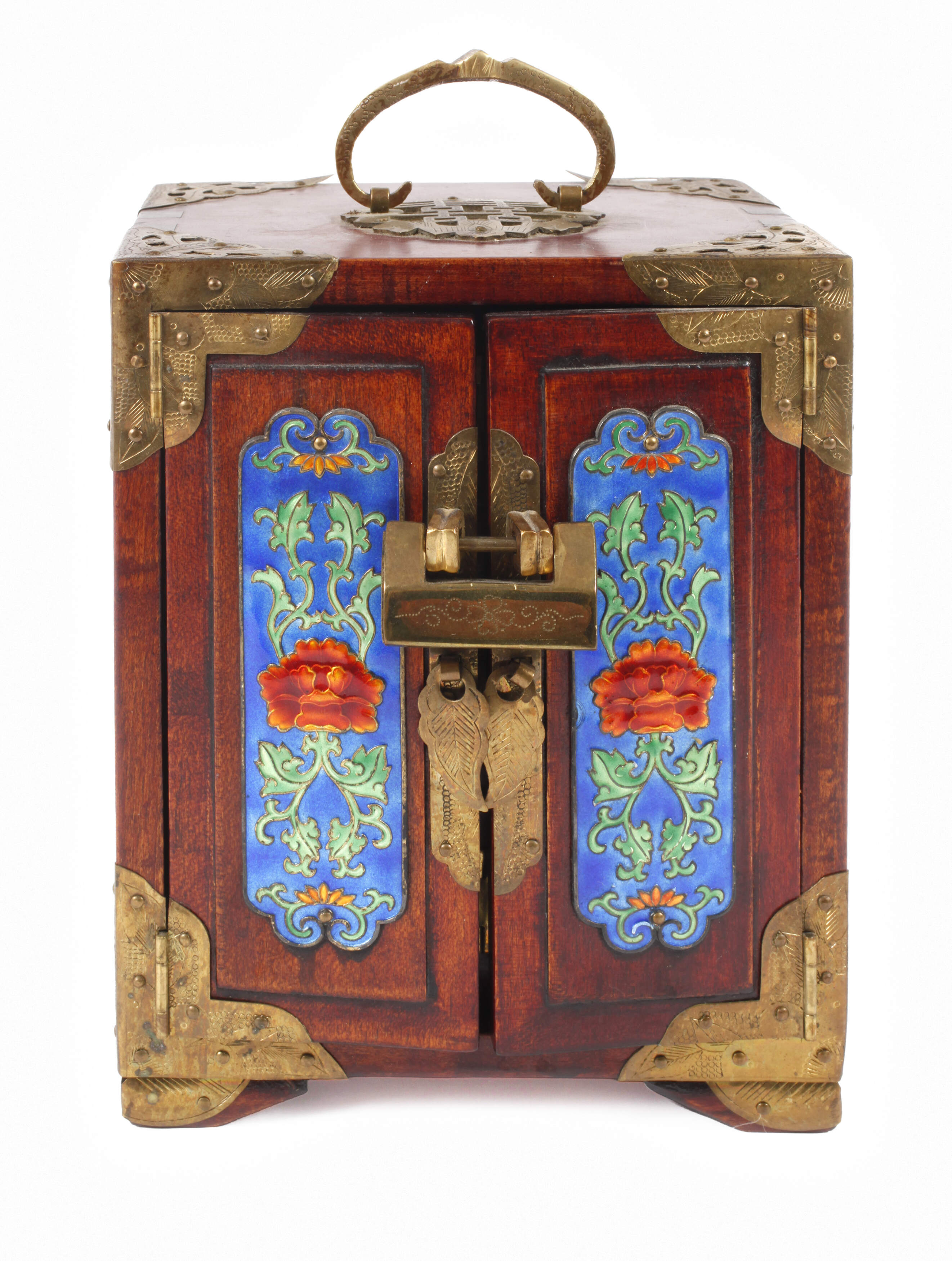 Miniaturschränkchen Emaille