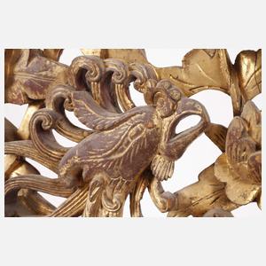 Geschnitztes Wandrelief