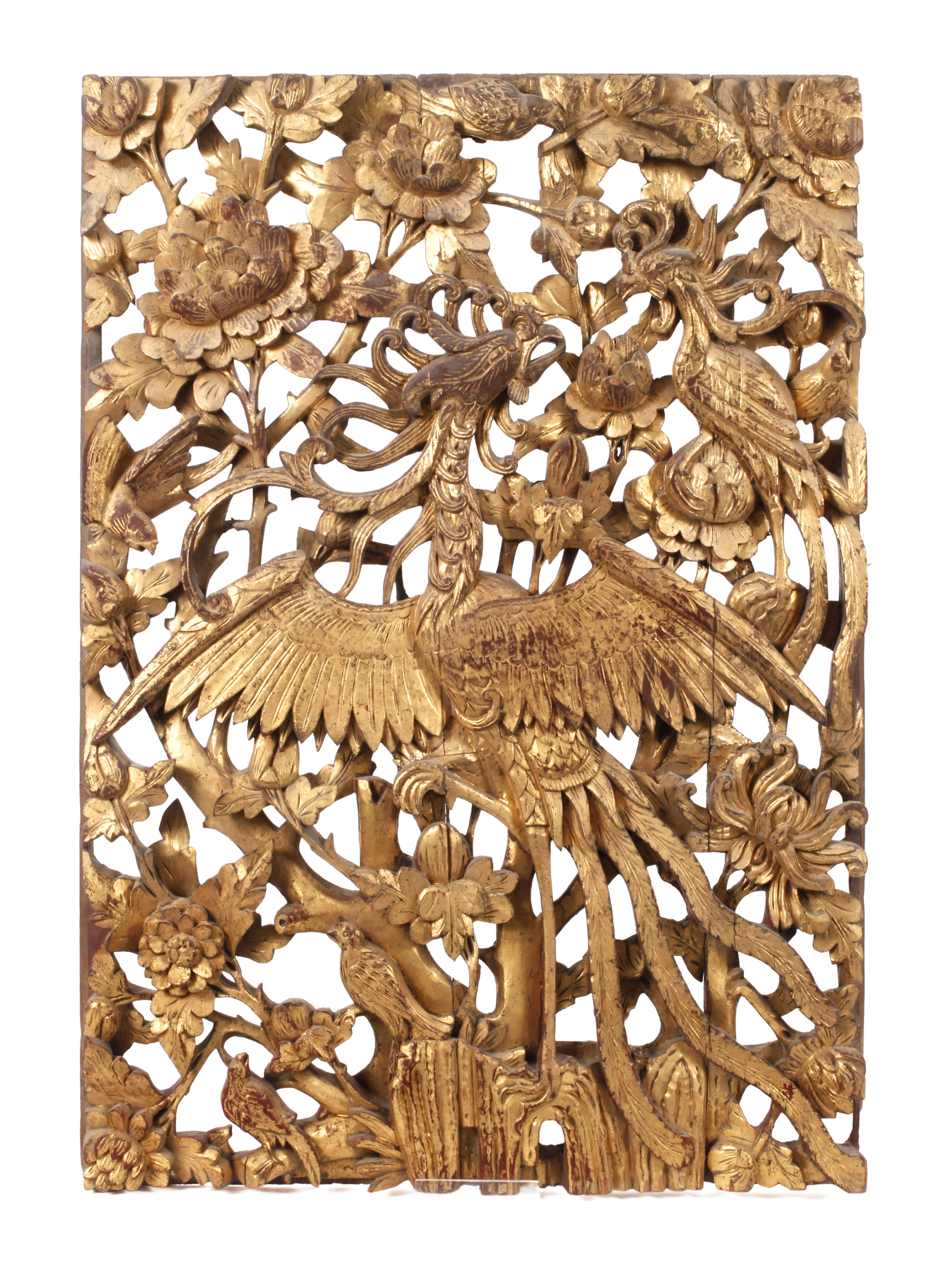 Geschnitztes Wandrelief