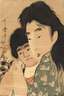 Kitagawa Utamaro, Farbholzschnitt