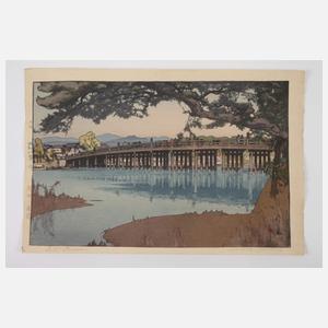 Hiroshi Yoshida, "Seta-Brücke"