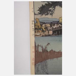 Hiroshi Yoshida, "Seta-Brücke"