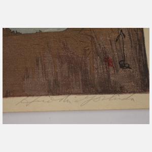 Hiroshi Yoshida, "Seta-Brücke"