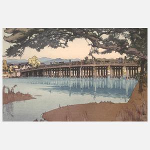 Hiroshi Yoshida, "Seta-Brücke"