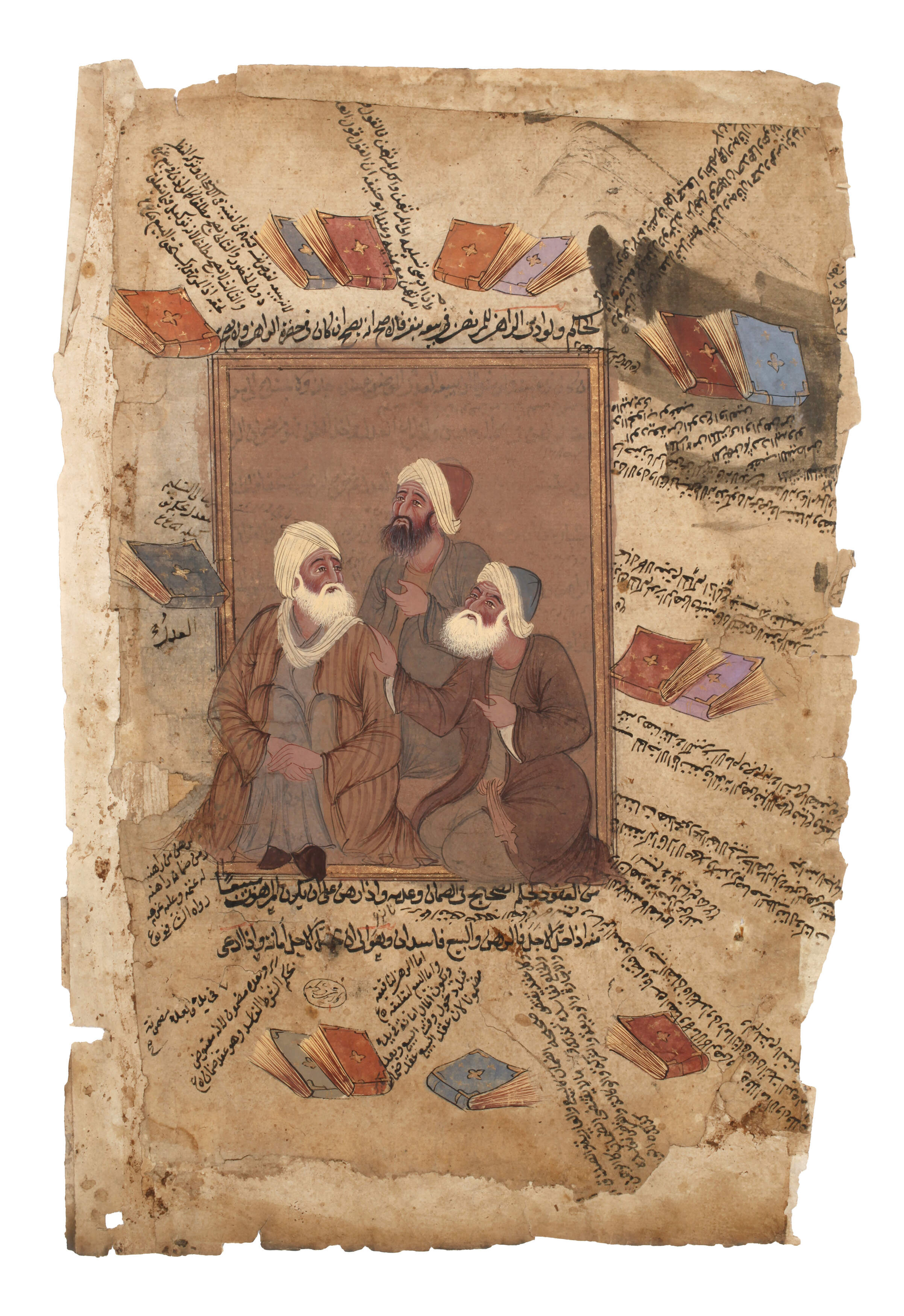 Fragment Buchmalerei