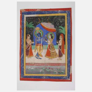 Indische Miniaturmalerei