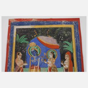 Indische Miniaturmalerei