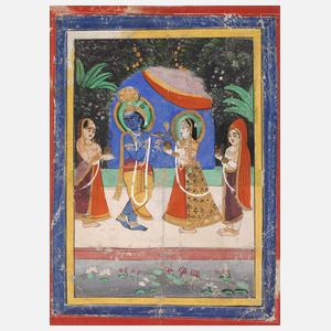 Indische Miniaturmalerei