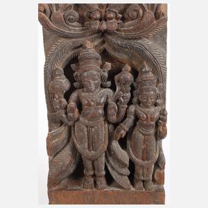 Hinduistische Schnitzerei