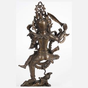 Bronzeplastik Yab-Yum