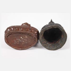 Vier Miniaturbronzen