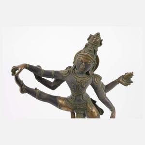 Bronzeplastik Shiva
