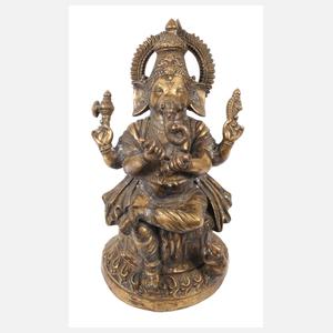 Bronzeplastik Ganesha