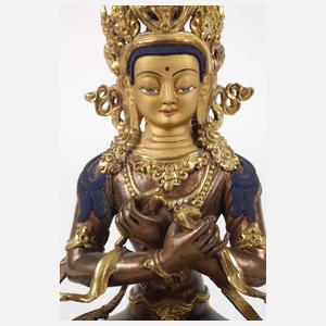 Bronzeplastik Vajrasattva