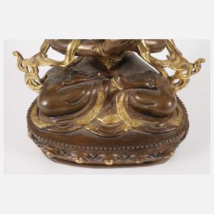 Bronzeplastik Vajrasattva