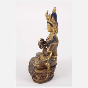 Bronzeplastik Vajrasattva
