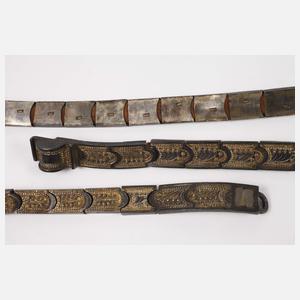 Konvolut orientalisches Silber und Geldbörse