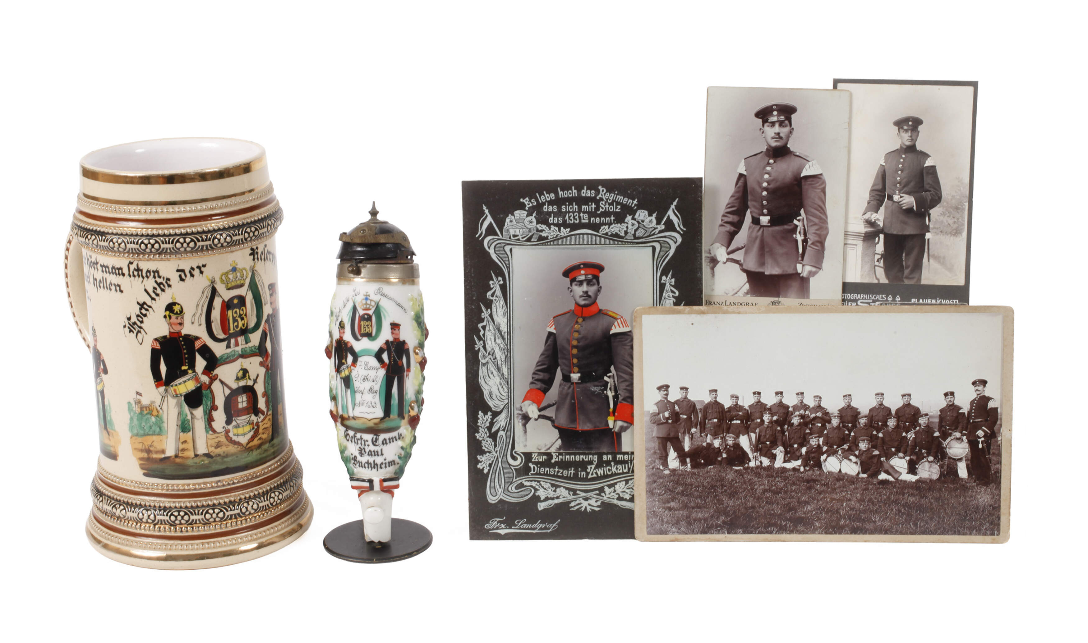 Reservistenkrug und -pfeife Infanterieregiment Zwickau