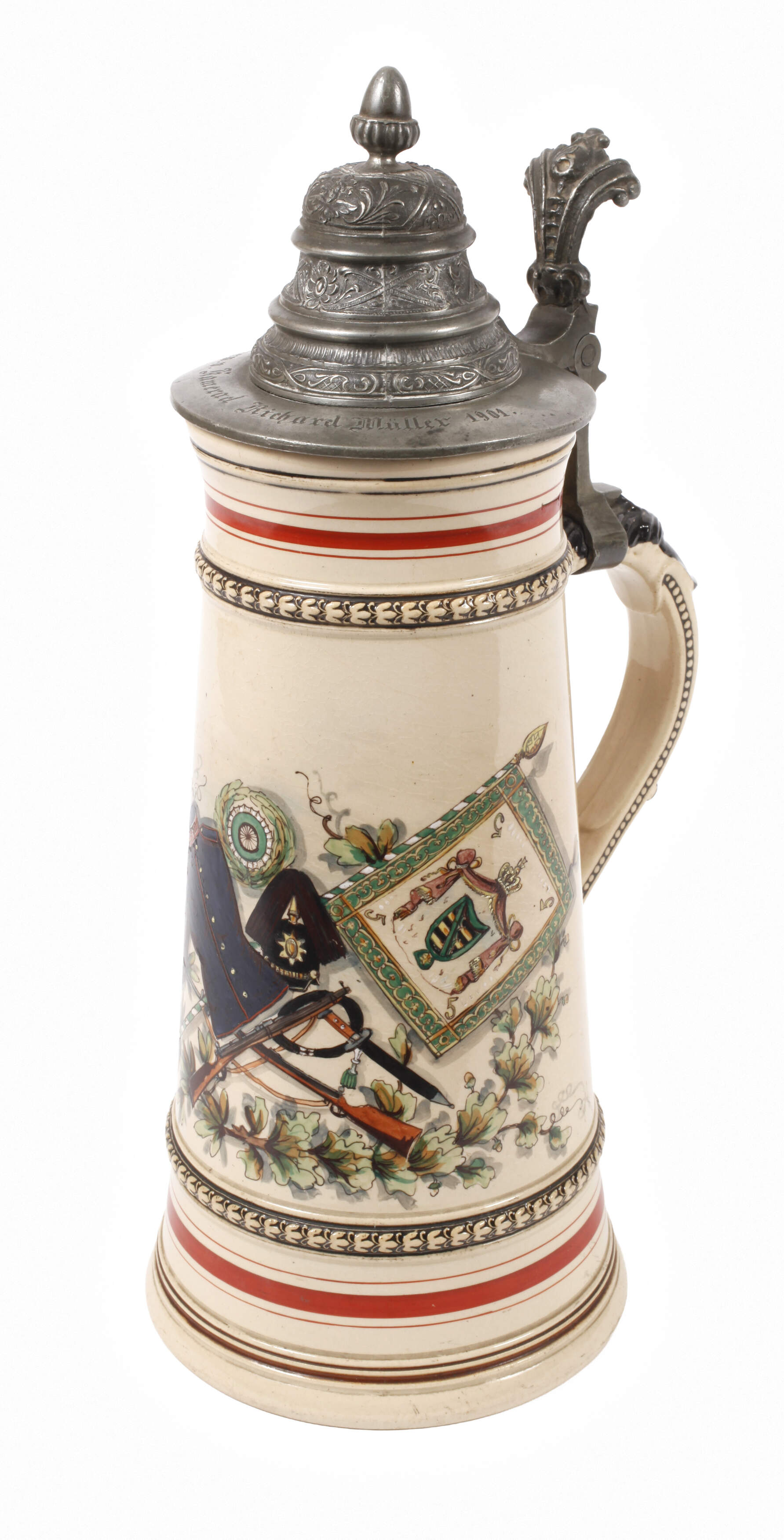 Andenkenkrug Militärverein Sachsen