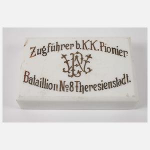Briefbeschwerer K.u.K. Bataillon Theresienstadt