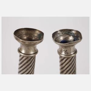 Paar Silberleuchter Infanterieregiment 152