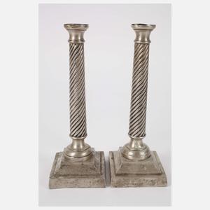 Paar Silberleuchter Infanterieregiment 152