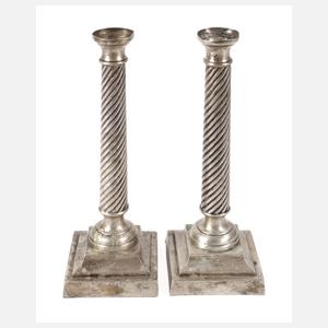 Paar Silberleuchter Infanterieregiment 152