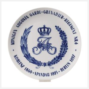 Meissen Regimentsteller Garde-Grenadierregiment