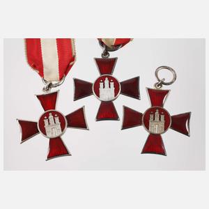 Konvolut Hanseatenkreuze