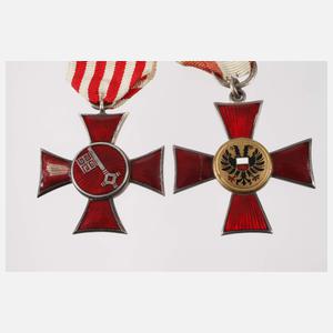 Konvolut Hanseatenkreuze