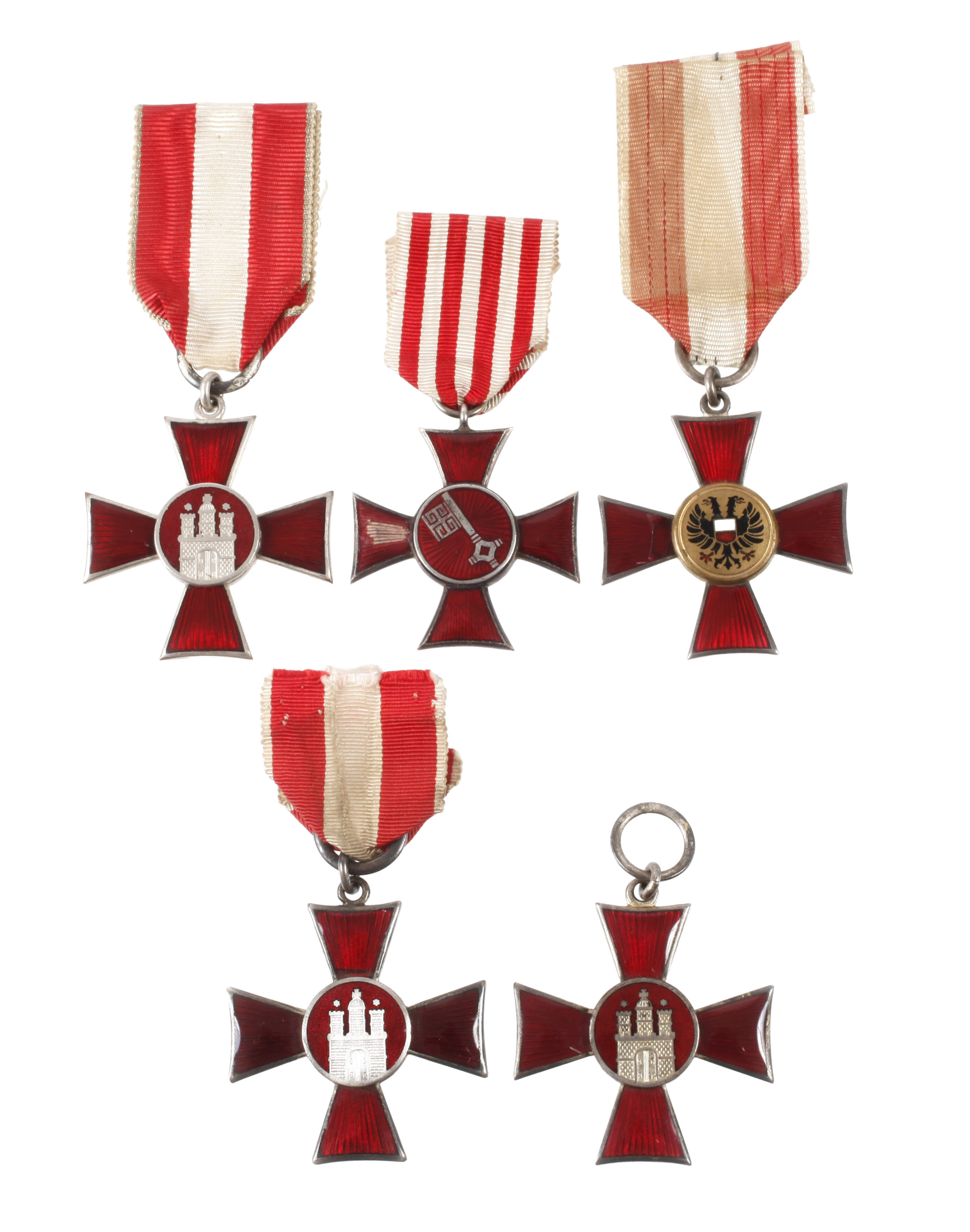 Konvolut Hanseatenkreuze