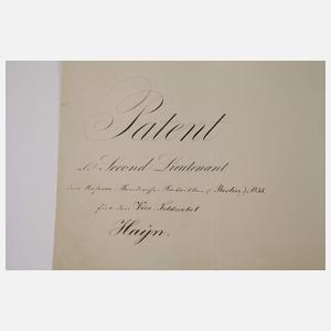 Konvolut militärische Urkunden